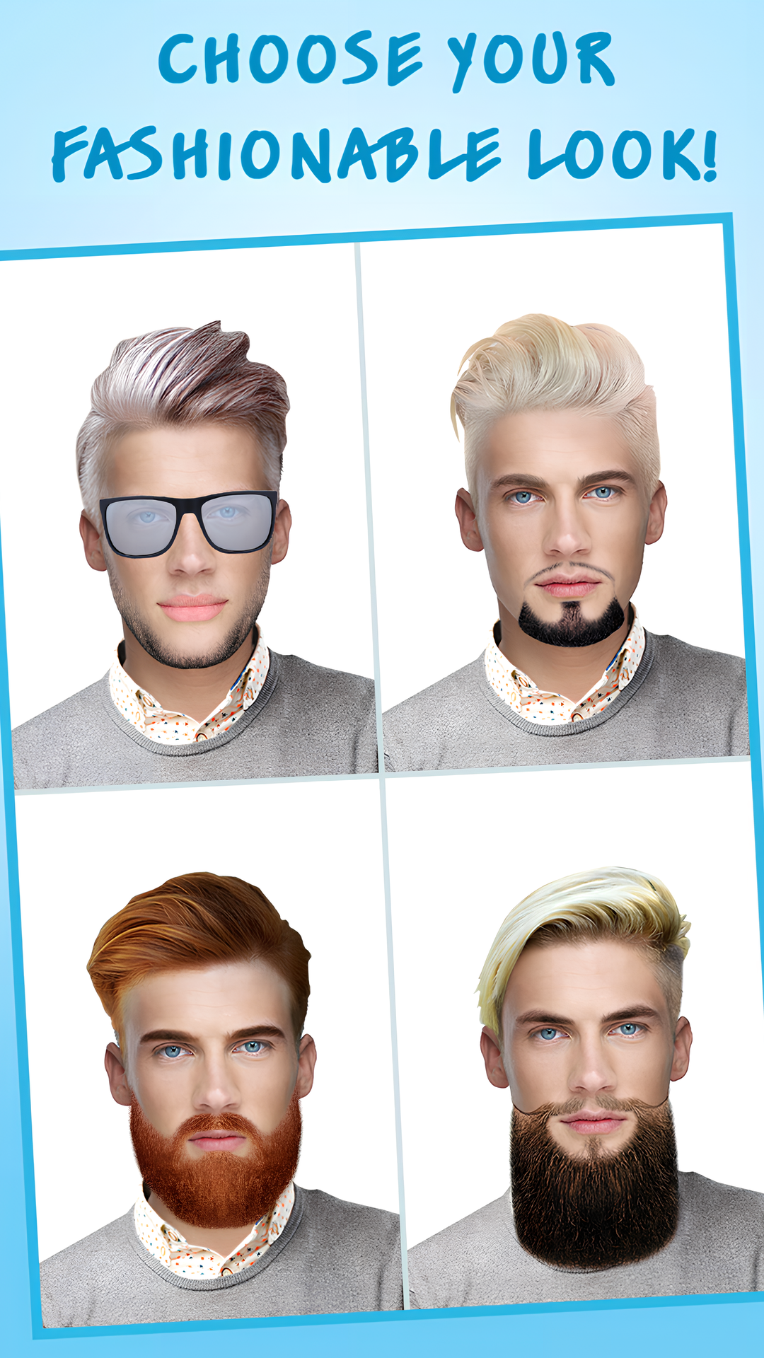 اسکرین شات 1 برنامه Handsome: Man Makeup Photo