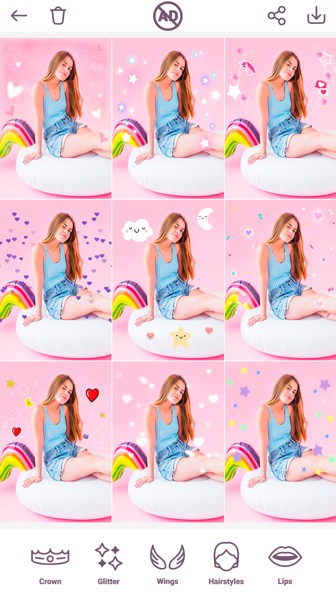 اسکرین شات 6 برنامه Princess Photo