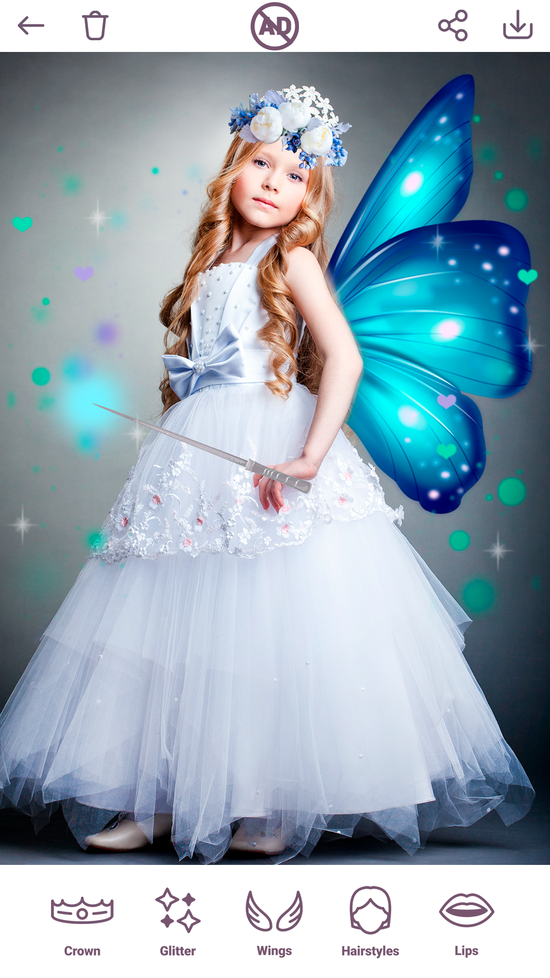اسکرین شات 3 برنامه Princess Photo