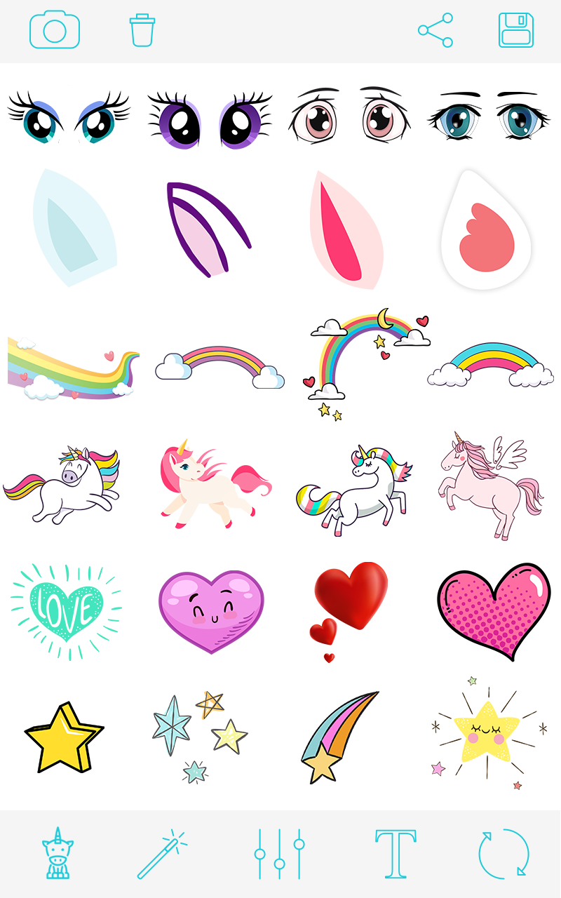اسکرین شات 7 برنامه Unicorn Photo