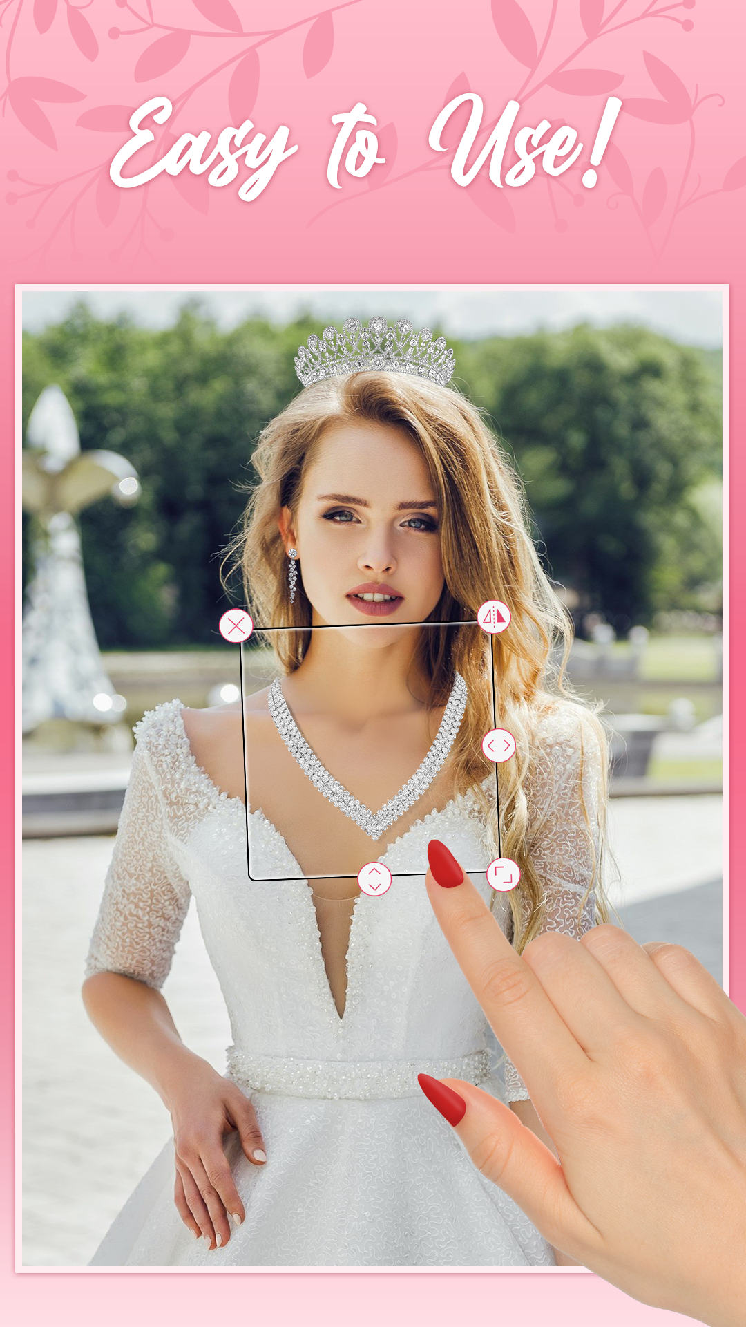 اسکرین شات 2 برنامه Wedding Hairstyles on photo