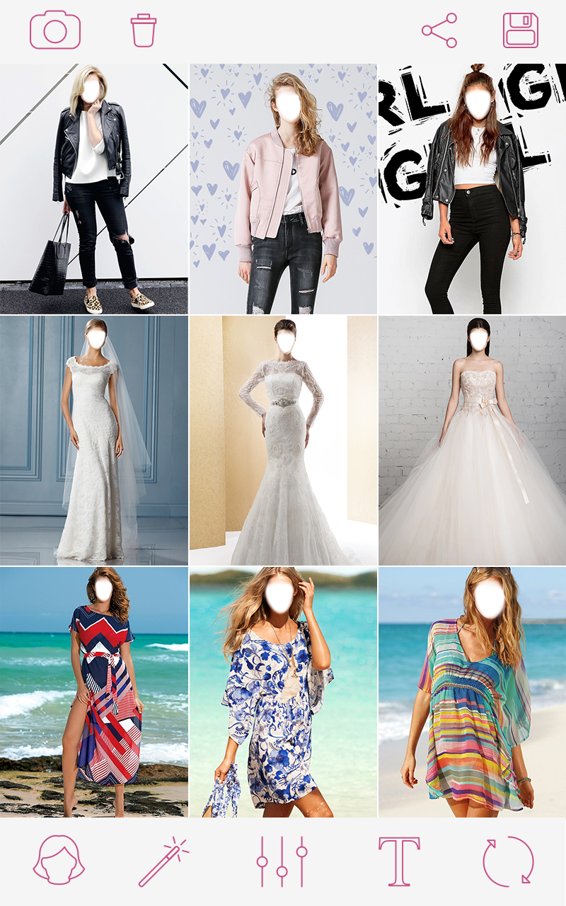 اسکرین شات 7 برنامه Dress Change Photo Editor