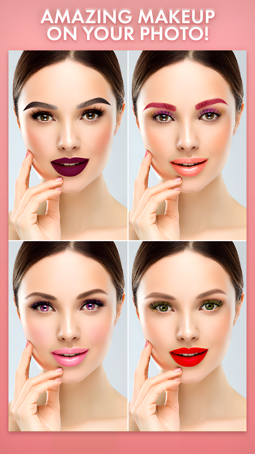 اسکرین شات 5 برنامه Beauty Make Up Photo Editor
