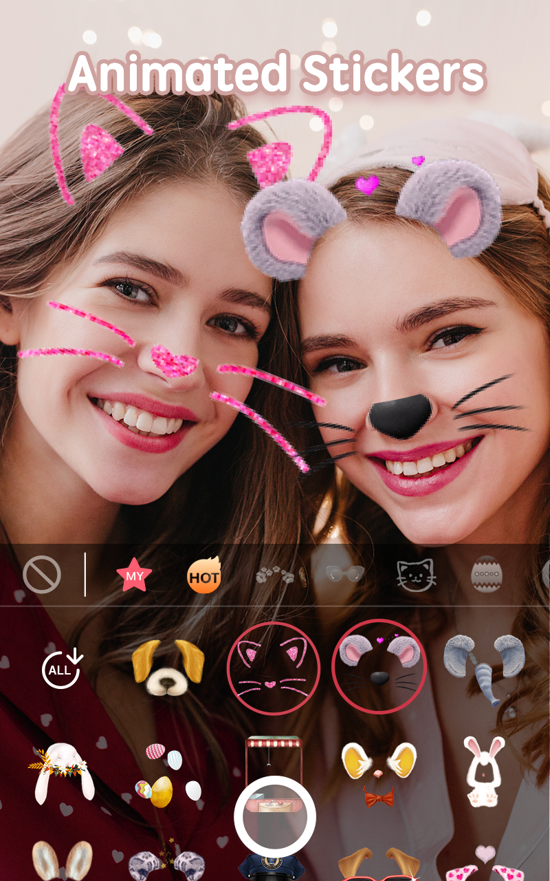 اسکرین شات 1 برنامه Sweet Camera: Sweet selfie cam