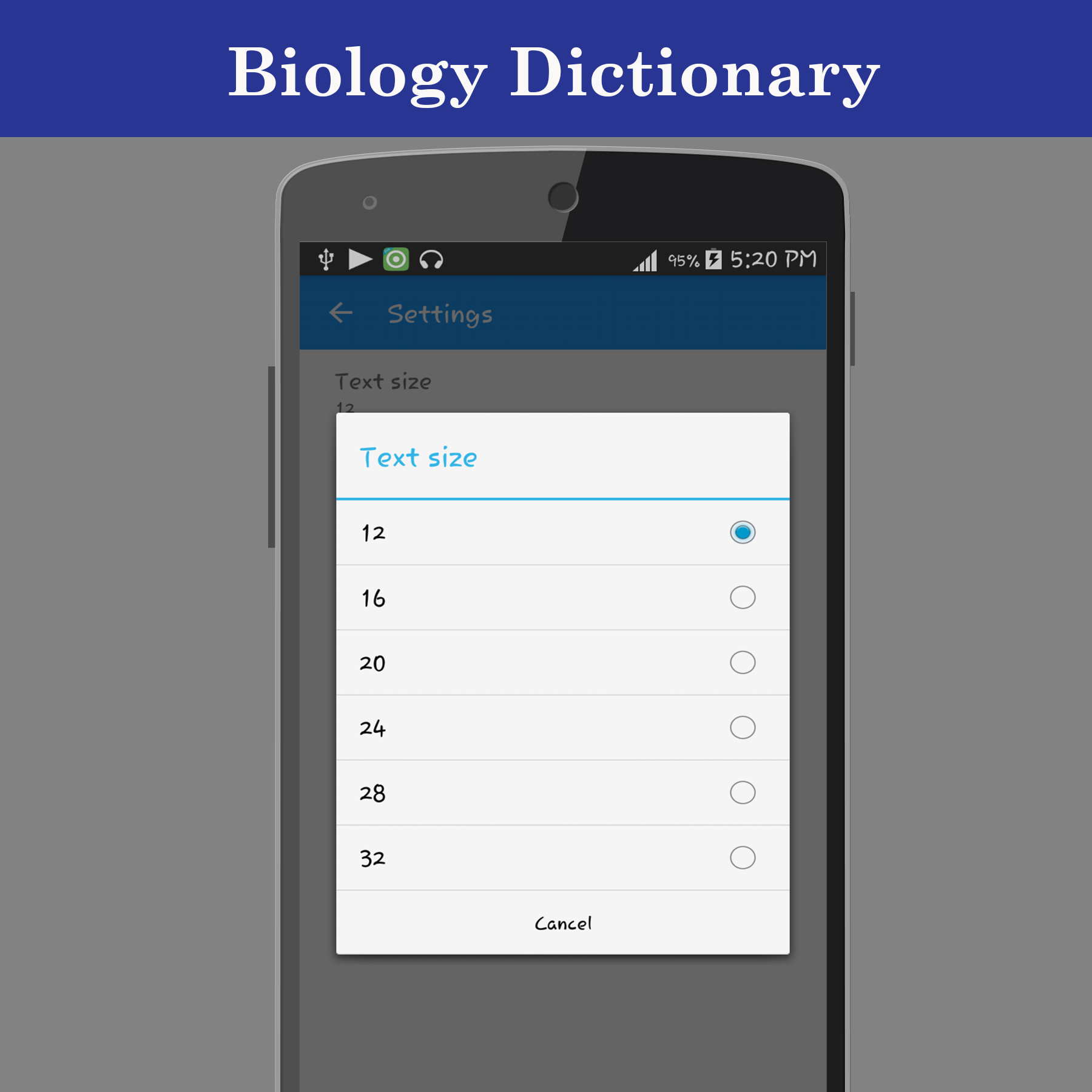 اسکرین شات 7 برنامه Biology Dictionary