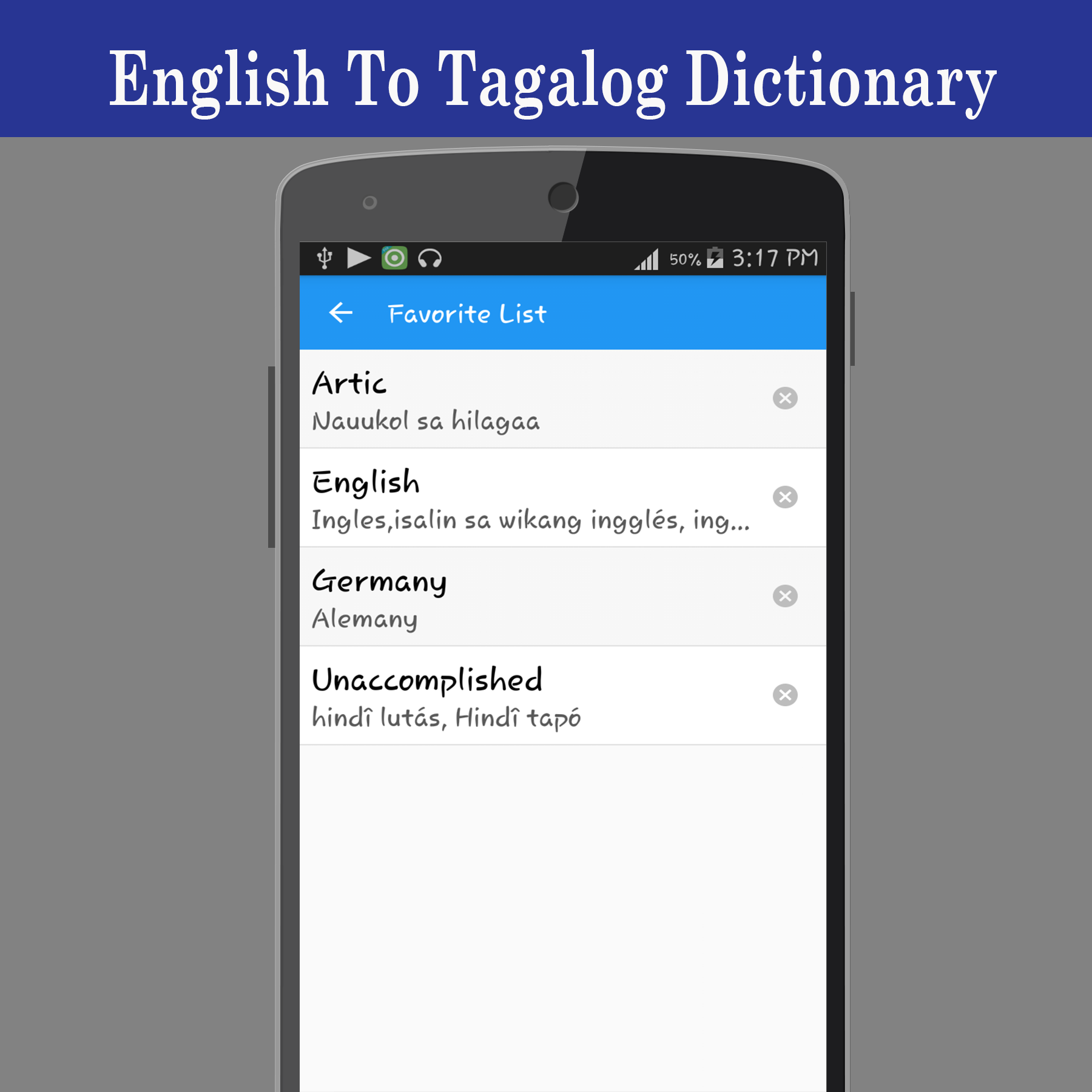 اسکرین شات 5 برنامه English To Tagalog Dictionary