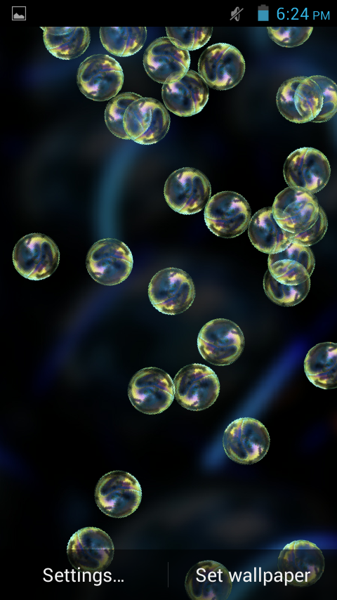 اسکرین شات 6 برنامه Photo Bubbles Live Wallpaper