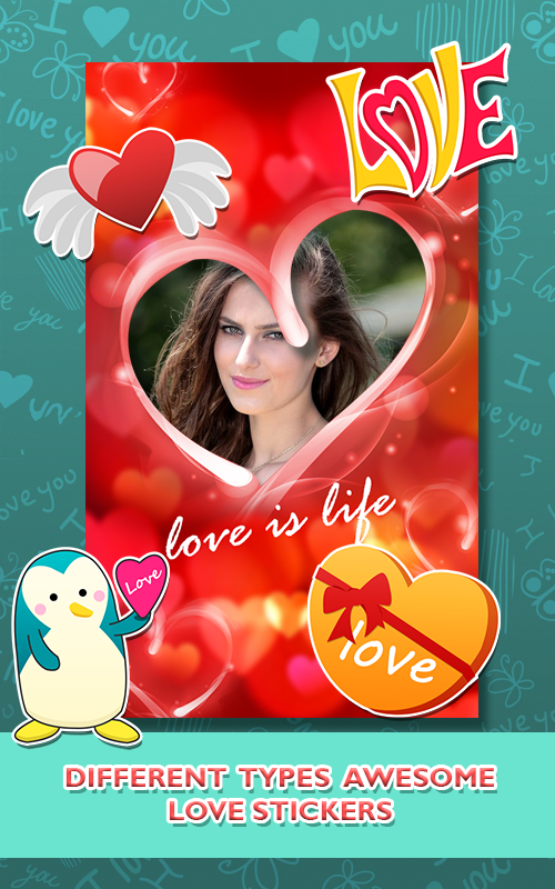 اسکرین شات 7 برنامه Love Photo frames Collage