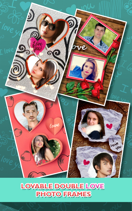 اسکرین شات 2 برنامه Love Photo frames Collage