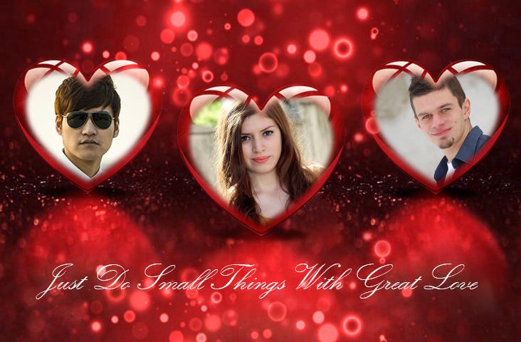 اسکرین شات 4 برنامه Love Photo frames Collage