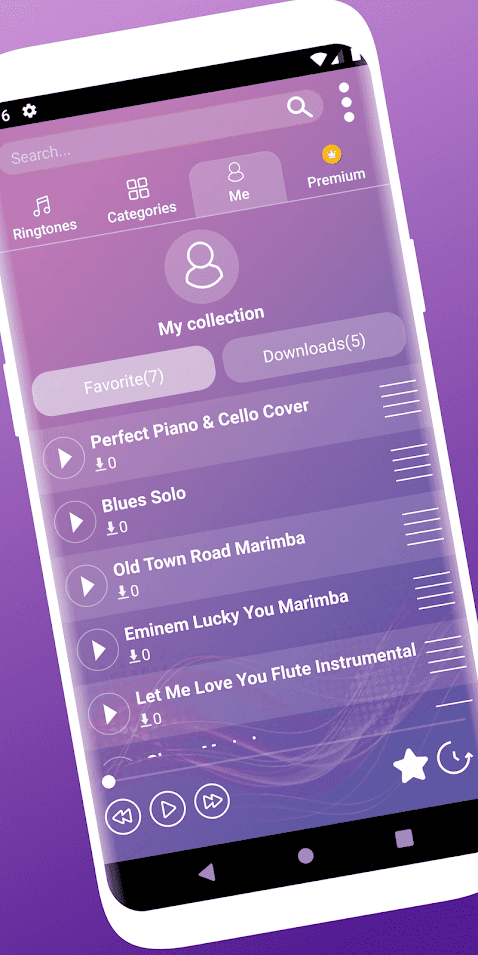 اسکرین شات 3 برنامه Great Ringtones for Android