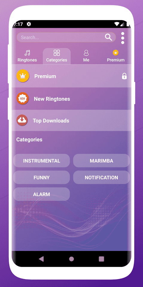 اسکرین شات 6 برنامه Great Ringtones for Android
