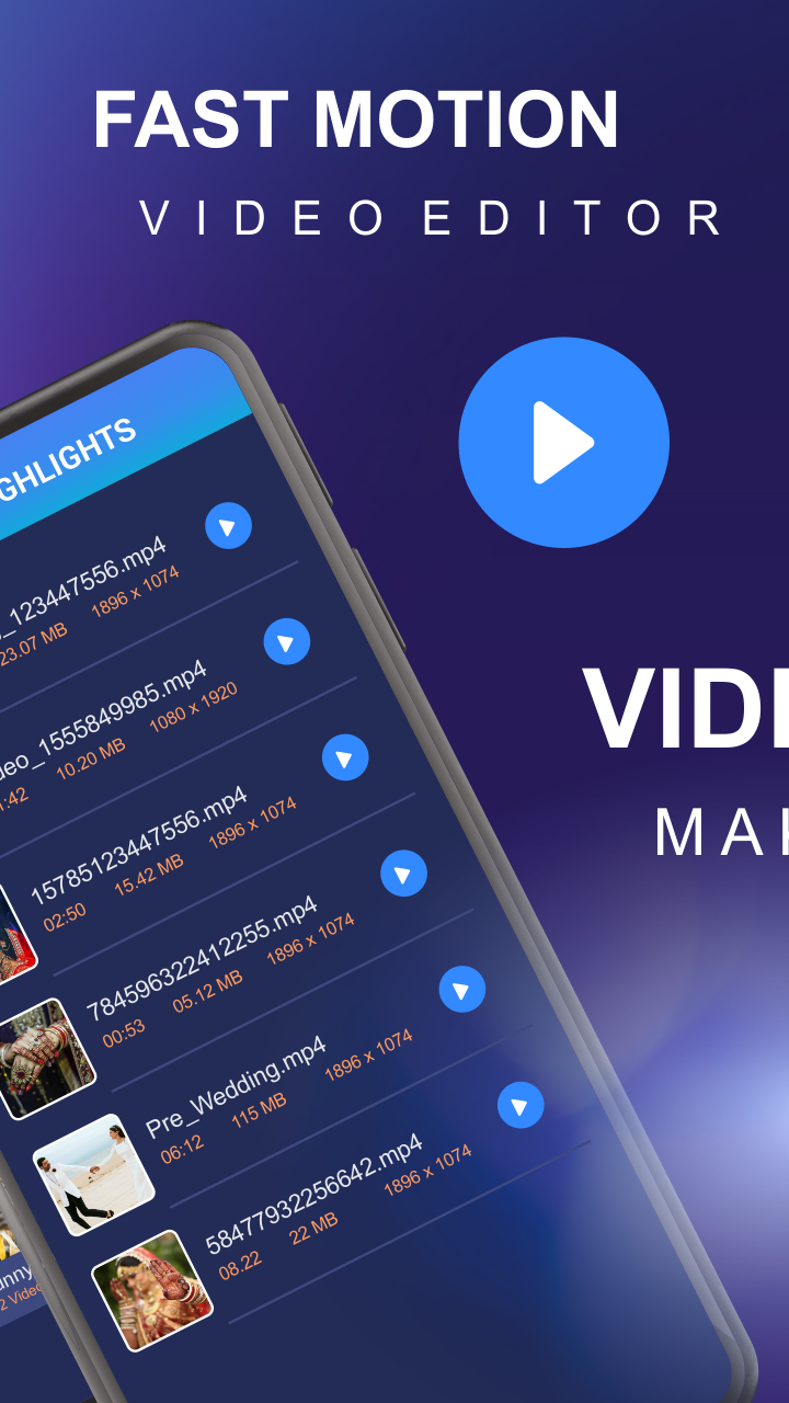 اسکرین شات 2 برنامه Fast Video Maker