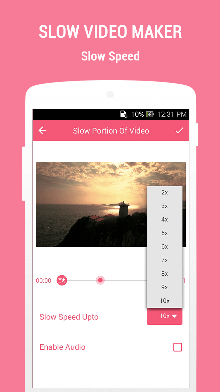 اسکرین شات 3 برنامه Slow Video Maker