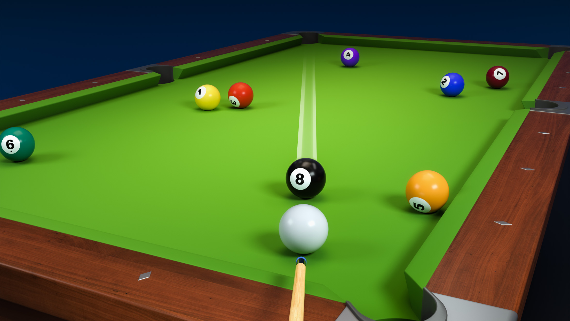 اسکرین شات 1 بازی Billiards: 8 Ball 3D Pool