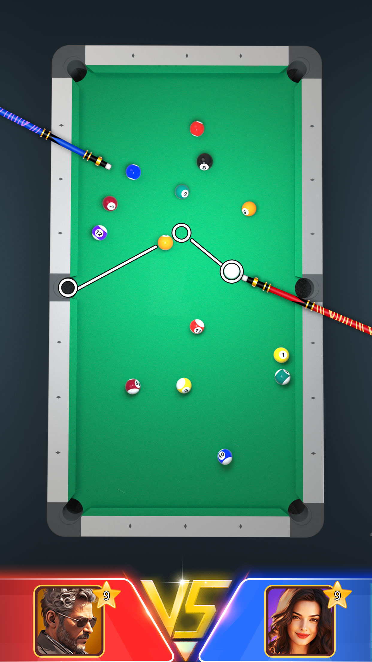 اسکرین شات 5 بازی Billiards: 8 Ball 3D Pool
