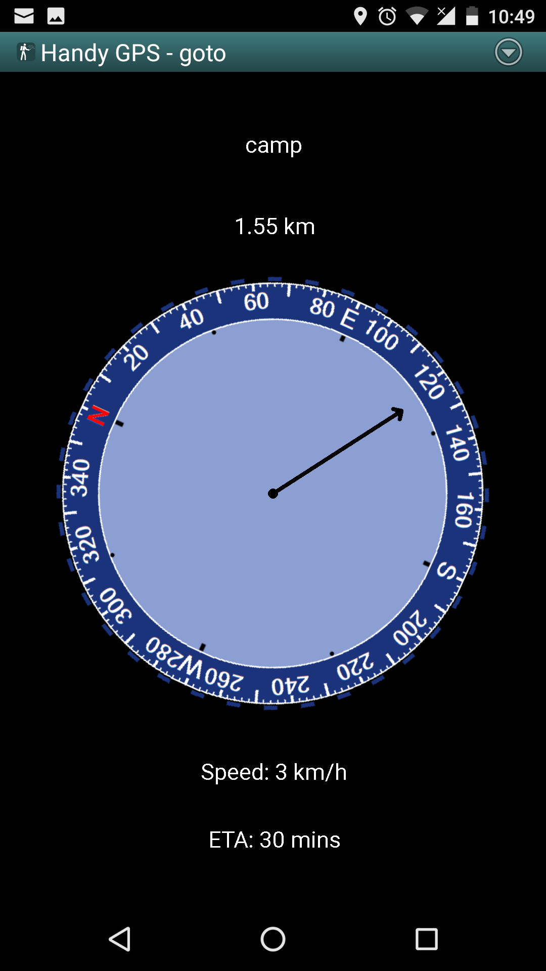 اسکرین شات 2 برنامه Handy GPS (subscription)