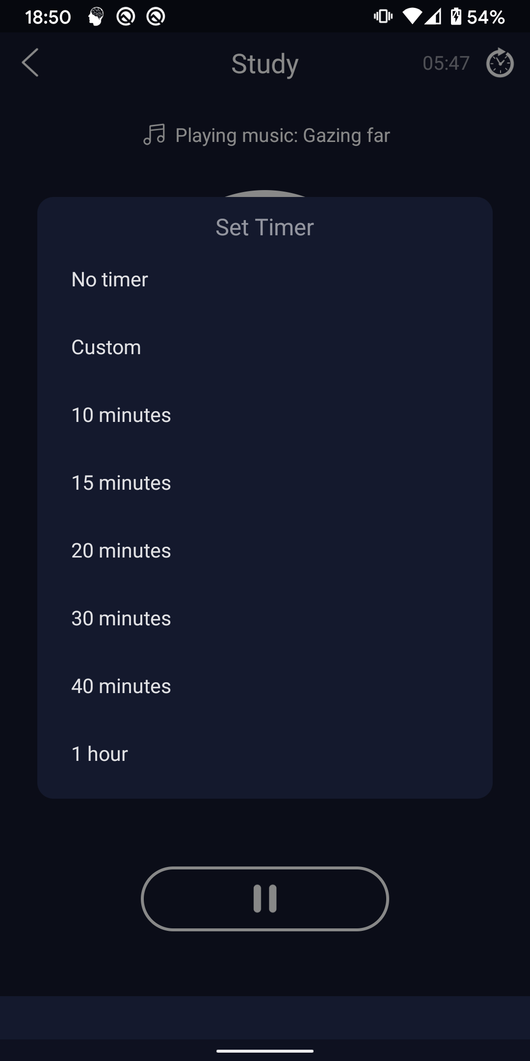 اسکرین شات 6 برنامه Binaural Beats - study music