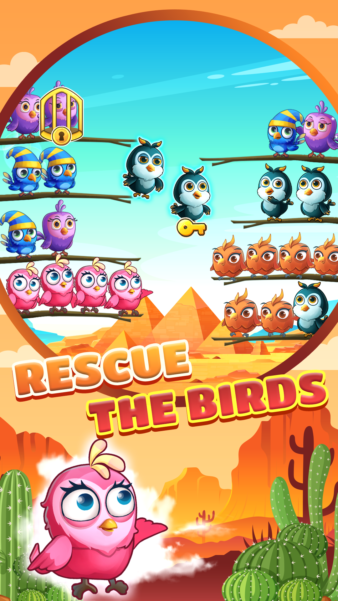 اسکرین شات 6 بازی Bird Sort Puzzle: Color Game