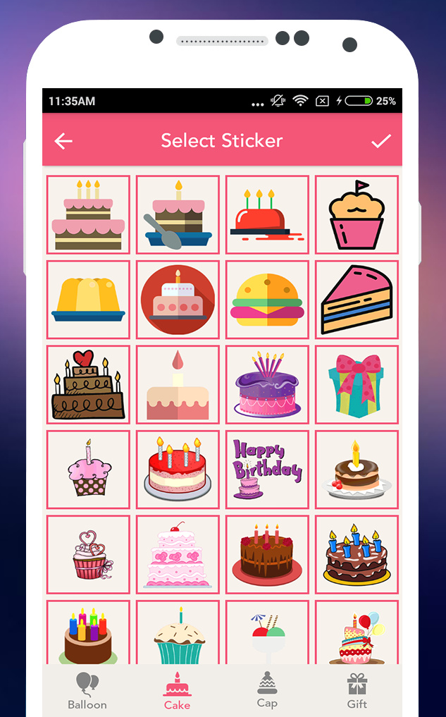 اسکرین شات 6 برنامه Birthday Slideshow with Music