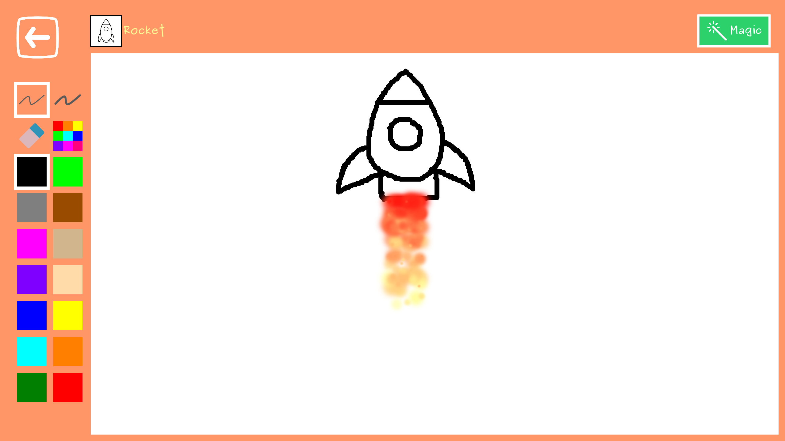 اسکرین شات 3 بازی Drawing to Animation for Kids