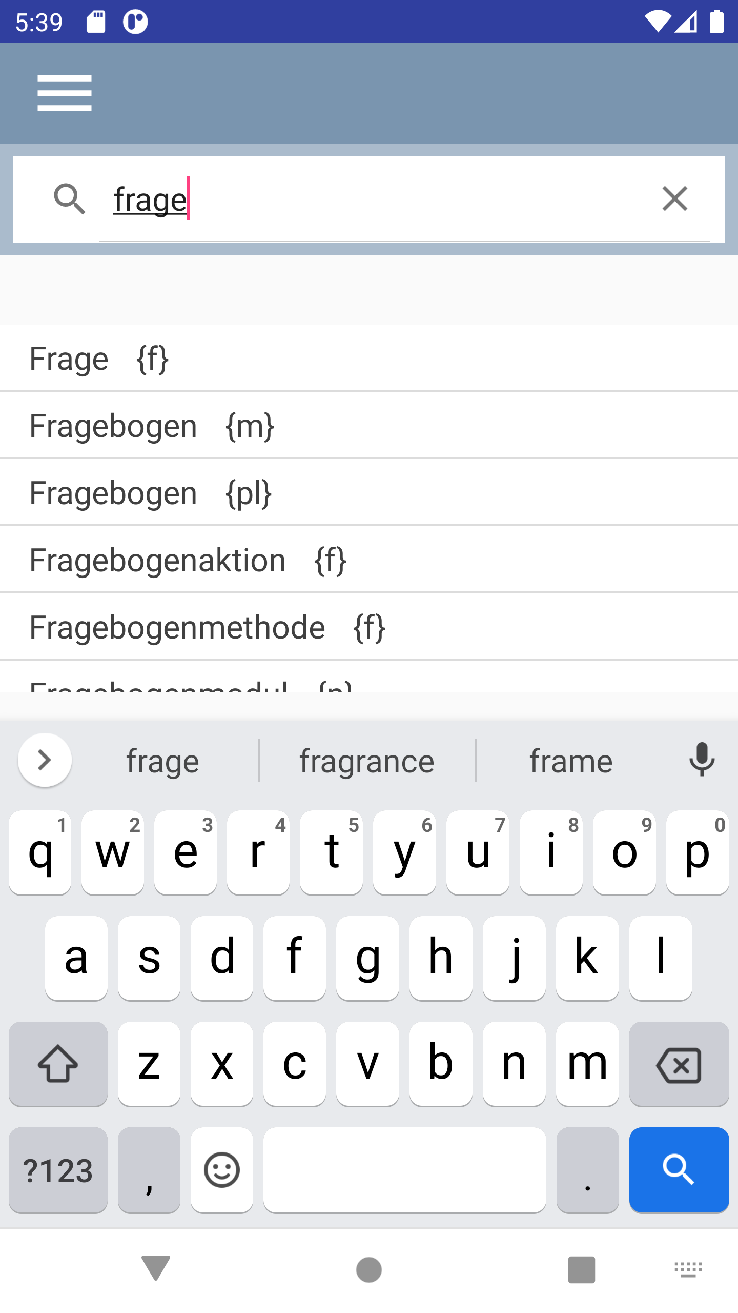 اسکرین شات 3 برنامه German Article Finder