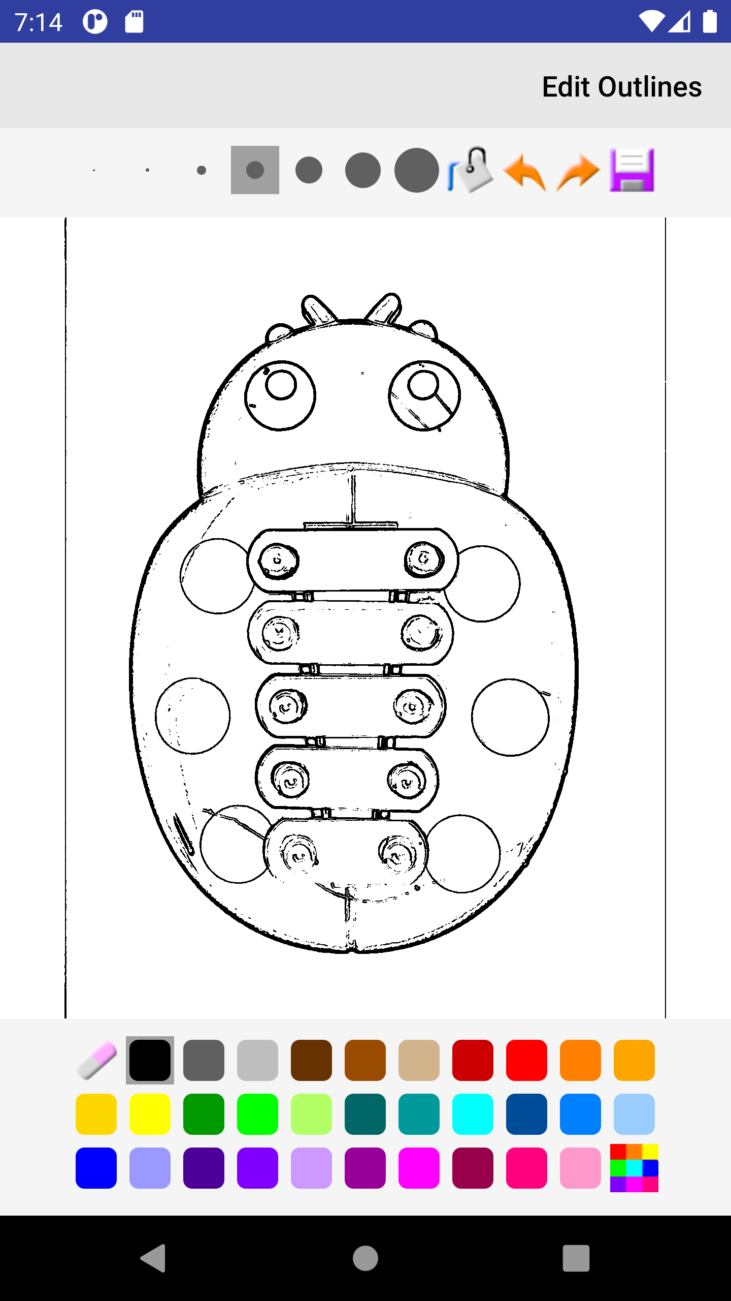 اسکرین شات 3 برنامه Photo to Coloring Book