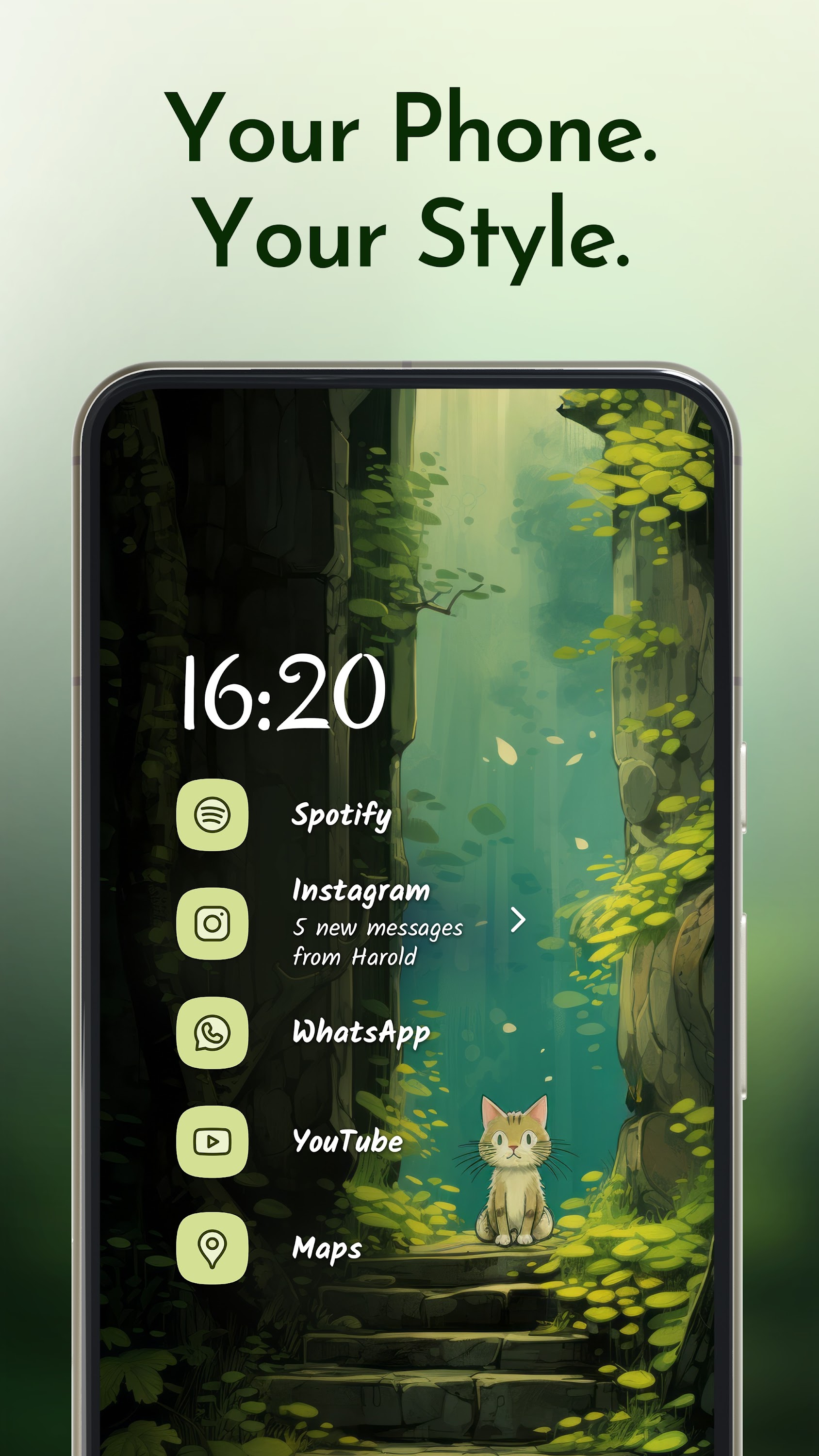 اسکرین شات 2 برنامه Niagara Launcher ‧ Home Screen