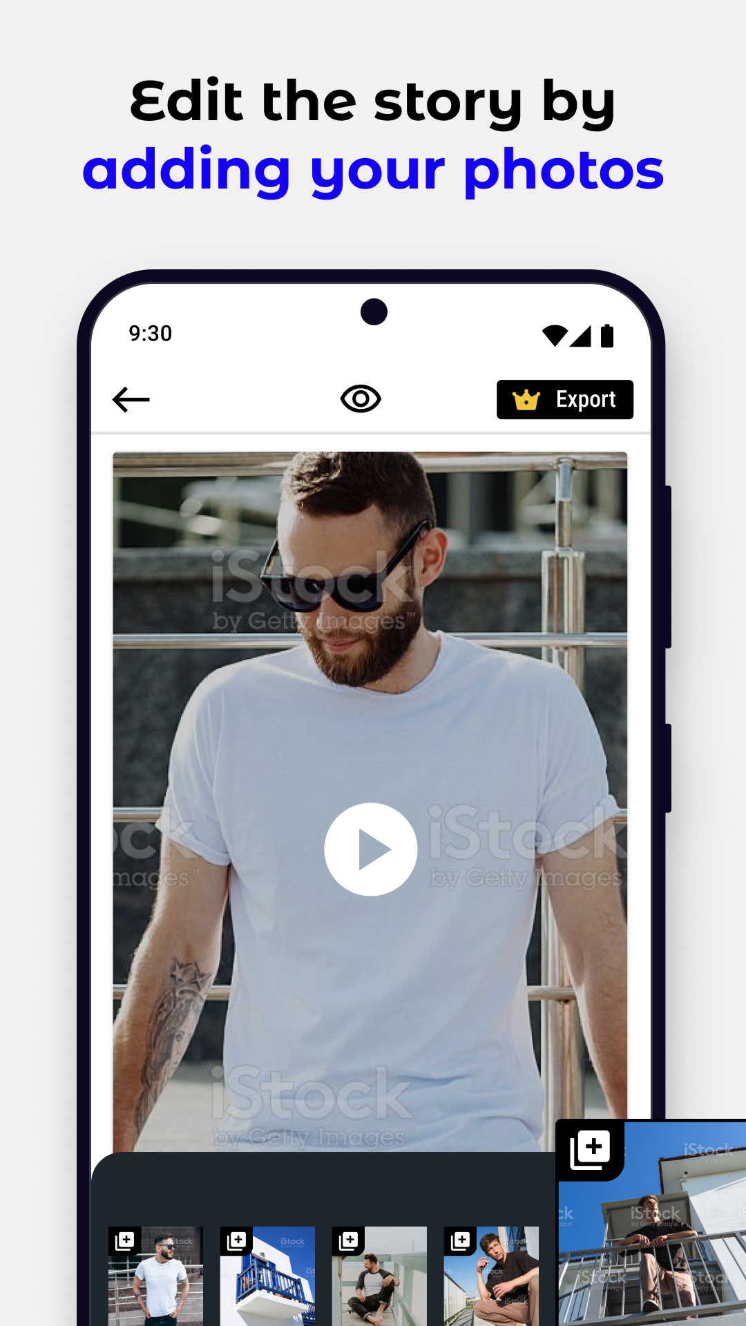 اسکرین شات 4 برنامه Instory | Story Video Maker