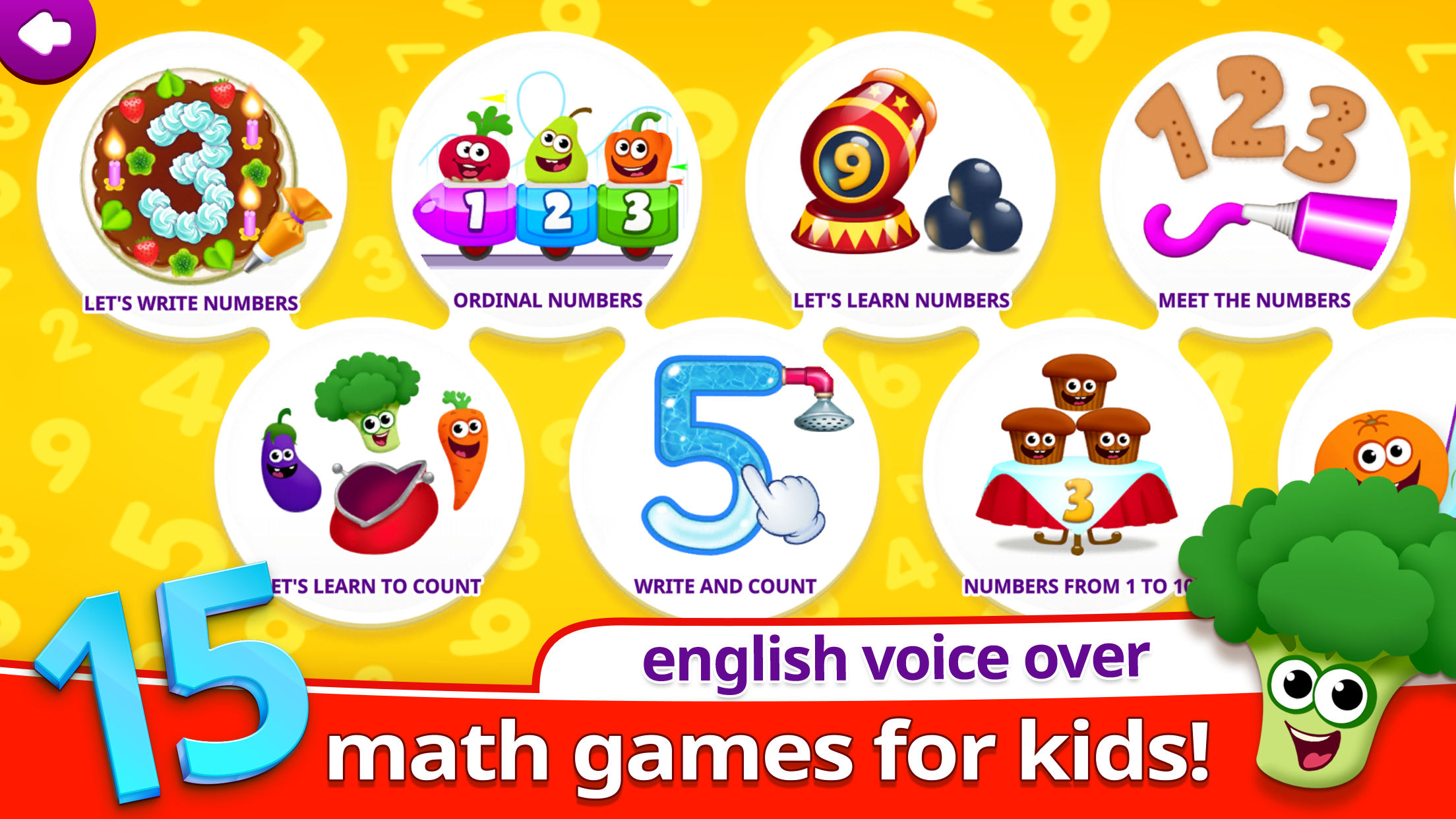 اسکرین شات 1 بازی Math kids 123 counting game!