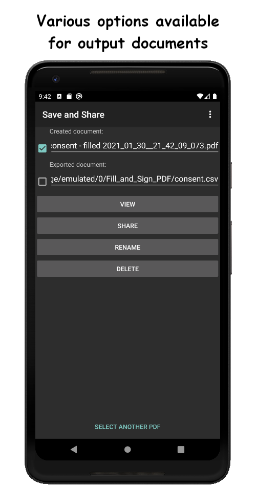 اسکرین شات 6 برنامه Fill and Sign PDF Forms