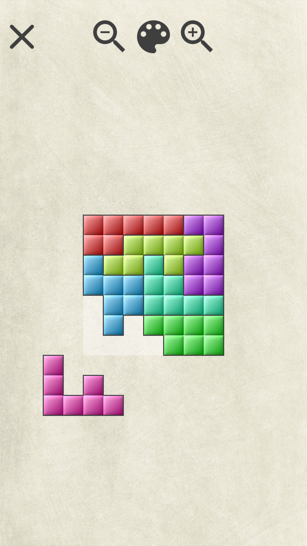 اسکرین شات 2 بازی Block Puzzle & Conquer