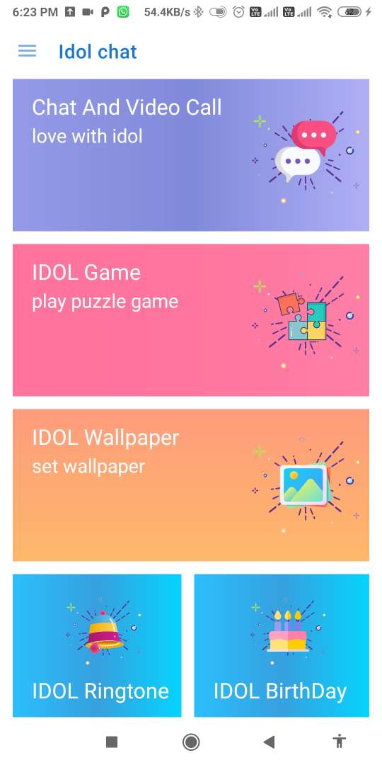 اسکرین شات 1 بازی Black Pink & Idol Messenger