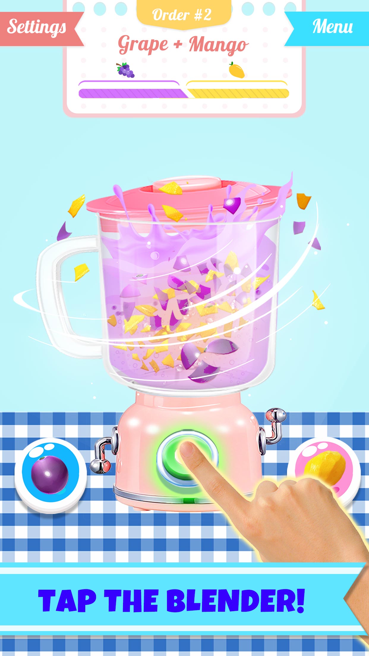 اسکرین شات 2 بازی Blend the Food! Cooking Games