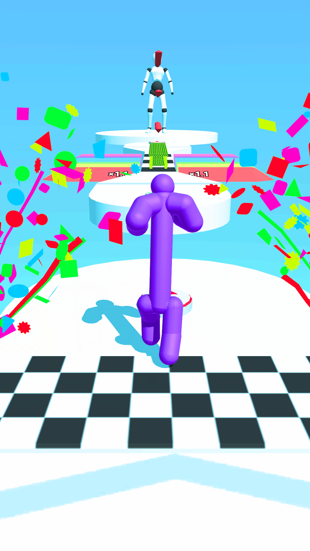 اسکرین شات 6 بازی Tall man 3D: merge and run