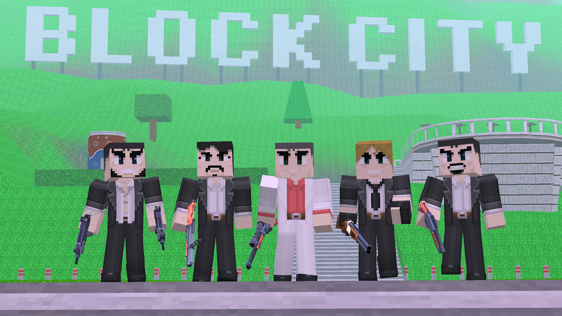 اسکرین شات 1 بازی Block City Wars: Vice World 3d