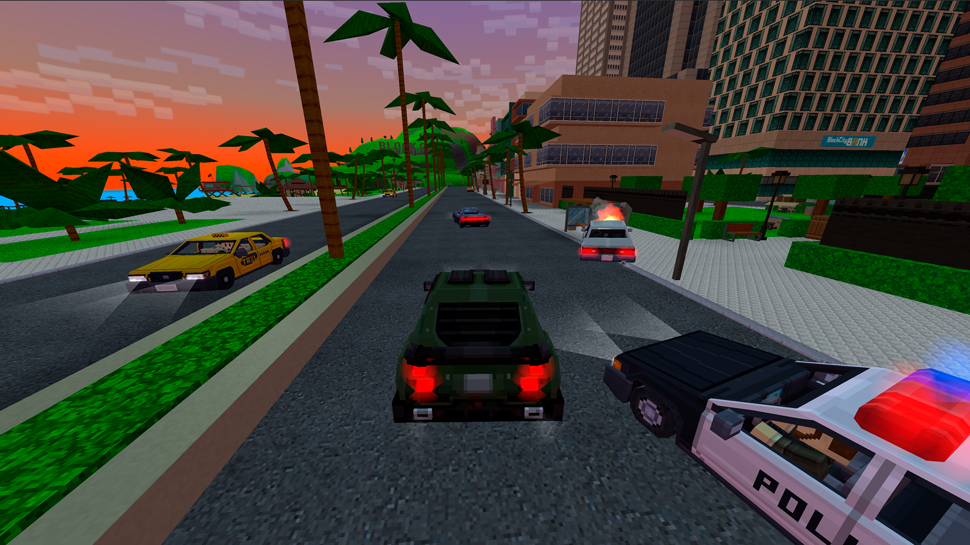 اسکرین شات 2 بازی Block City Wars: Vice World 3d
