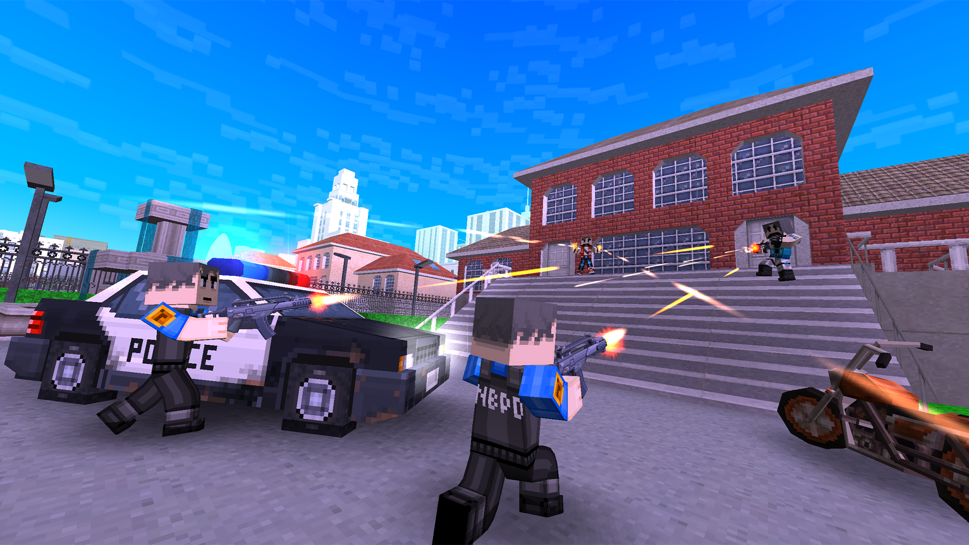 اسکرین شات 5 بازی Block City Wars: Vice World 3d