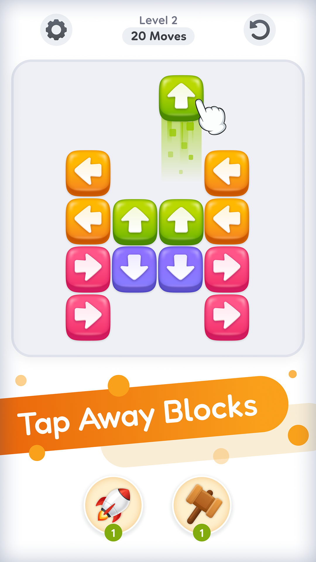 اسکرین شات 1 بازی Block Escape - Tap Away Puzzle
