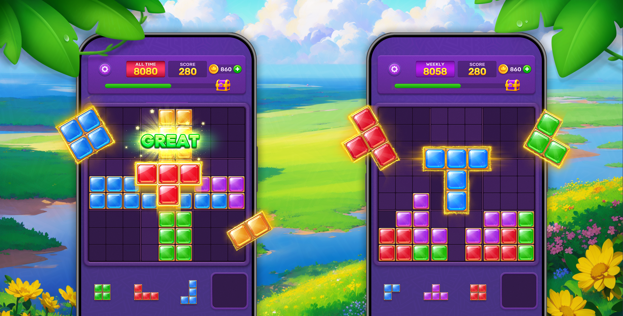 اسکرین شات 8 بازی Block Puzzle - Jewel Blast