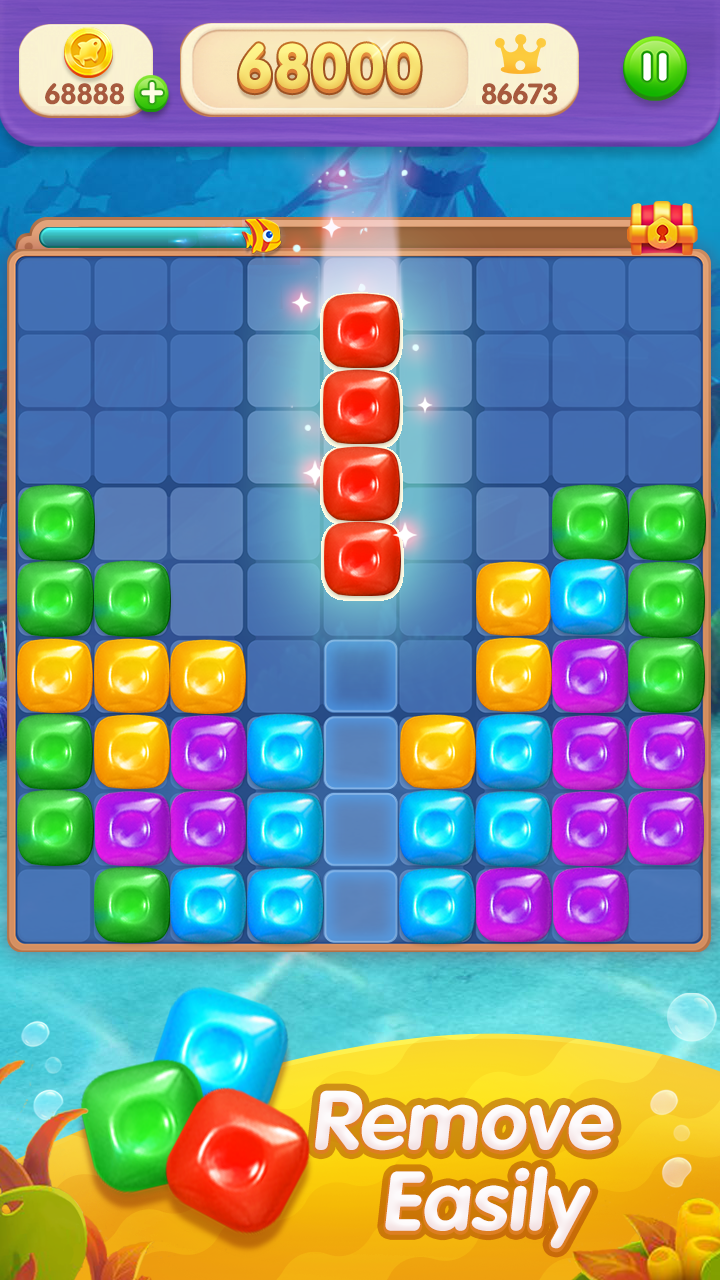 اسکرین شات 6 بازی Block Puzzle 99: Fish Go