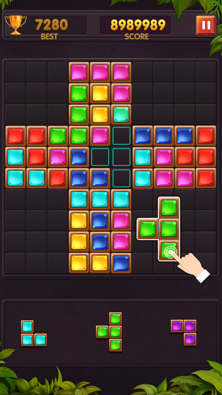 اسکرین شات 4 بازی Tetrush Fun! Block Puzzle Gem
