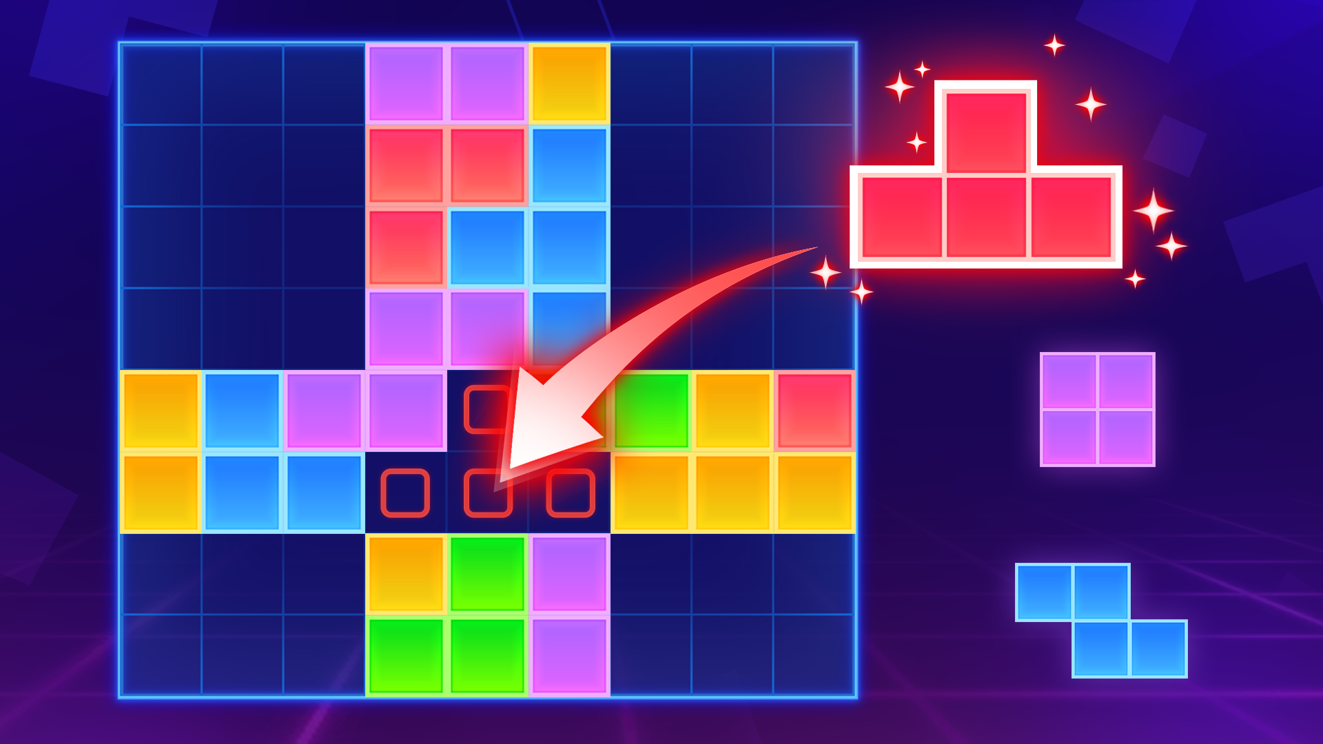 اسکرین شات 3 بازی Block Puzzle