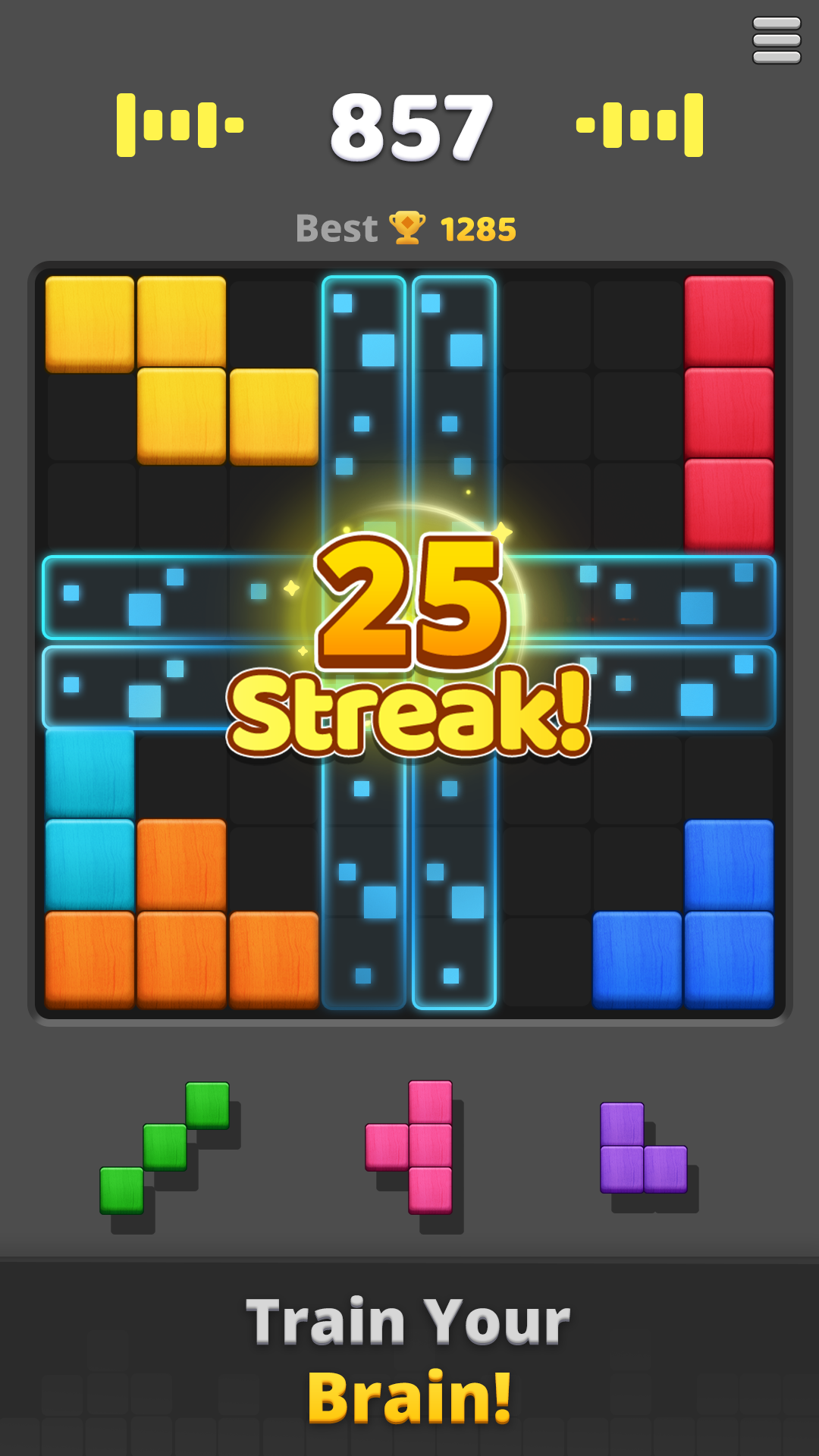 اسکرین شات 2 بازی Blocky’s Trip - Block Puzzle