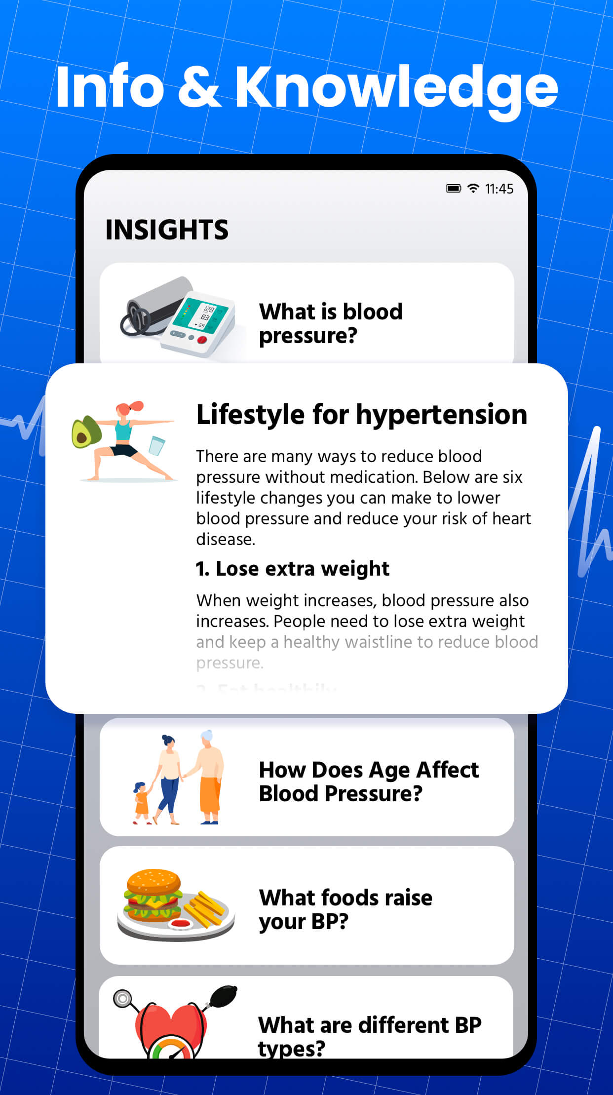 اسکرین شات 5 برنامه Blood Pressure App Pro