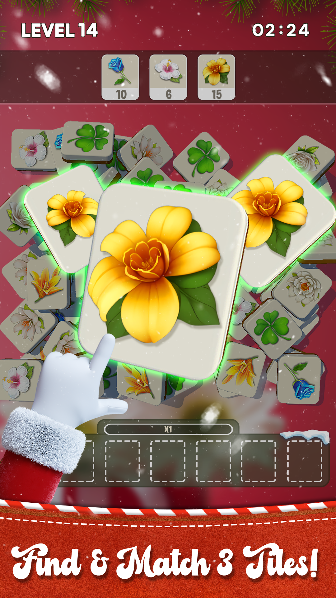 اسکرین شات 2 بازی Blossom Tile 3D: Triple Match