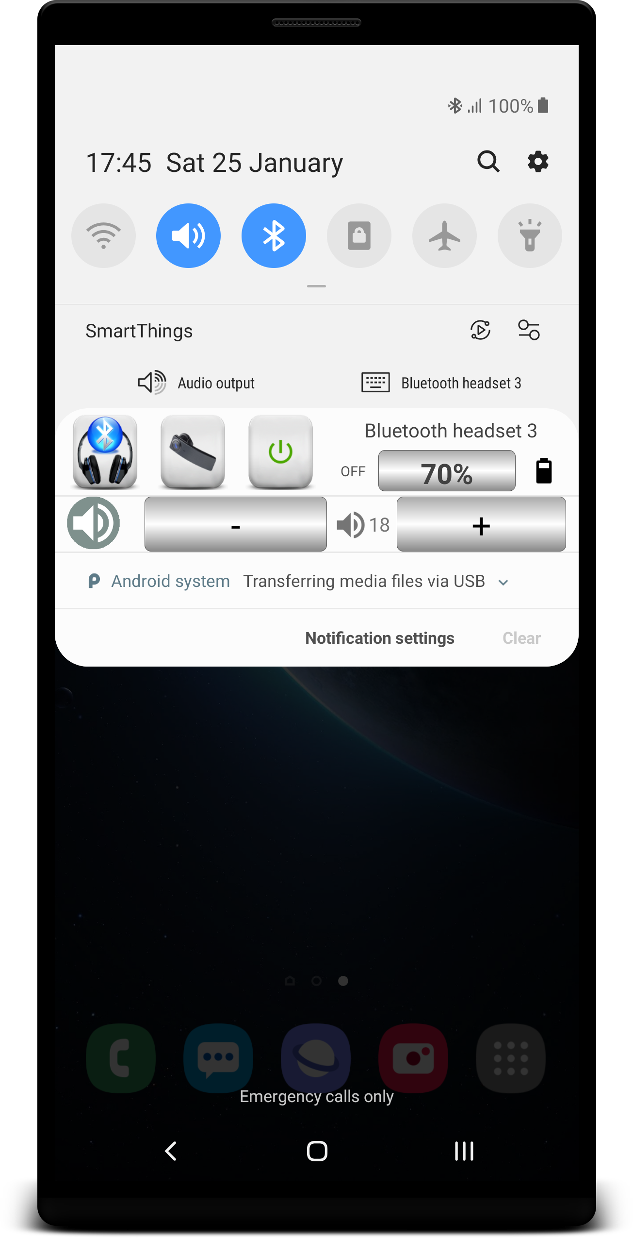 اسکرین شات 8 برنامه Bluetooth Music Widget Battery