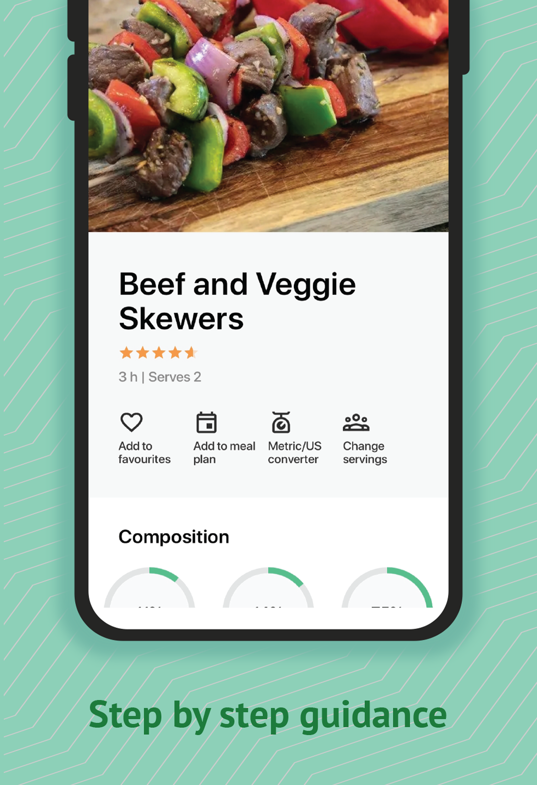 اسکرین شات 5 برنامه Muscle Builder Diet & Meals