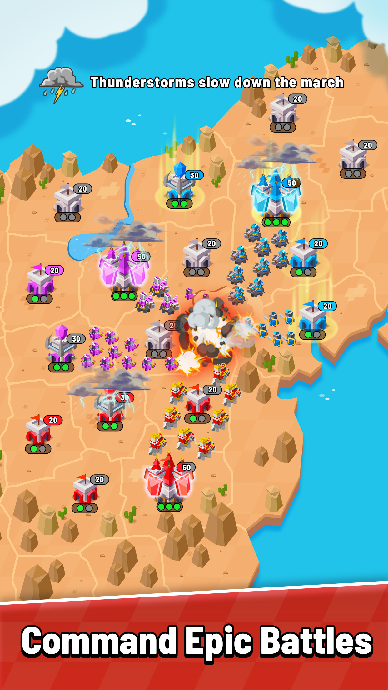 اسکرین شات بازی Tower War - Domain Clash 4