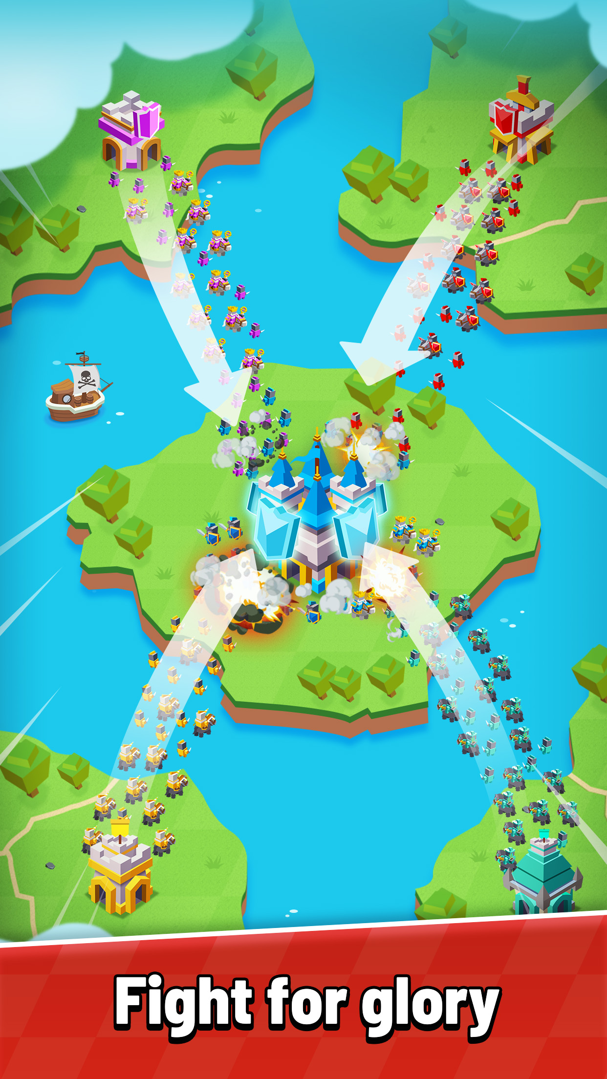 اسکرین شات بازی Tower War - Domain Clash 2